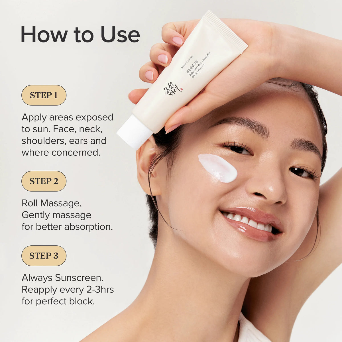 Beauty of Joseon Relief Sun + Rice + Probiotics SPF50+ / PA++++ product detail image 5