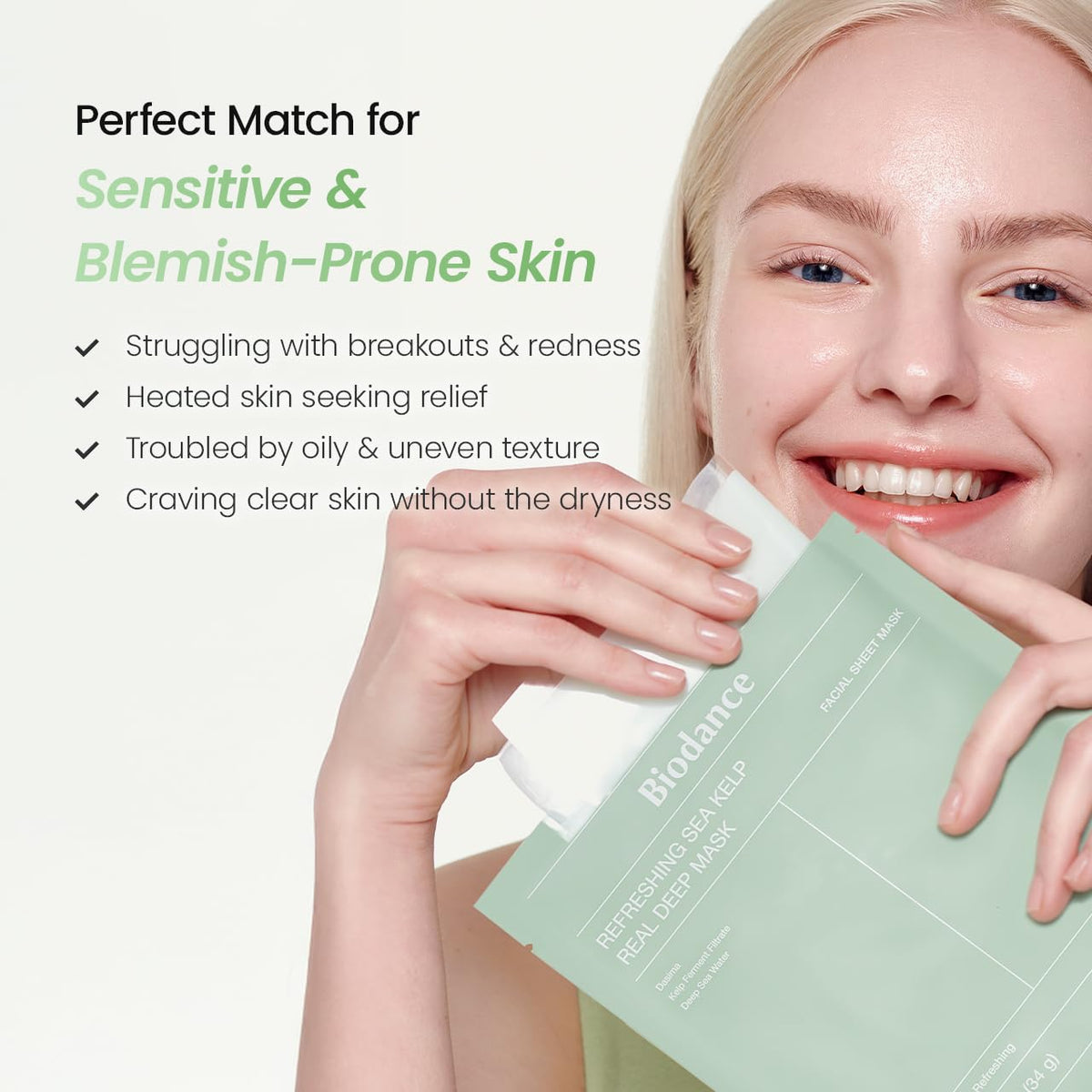 Biodance Refreshing Sea Kelp Real Deep Mask 1 Box of 4 Sheets product detail image 5