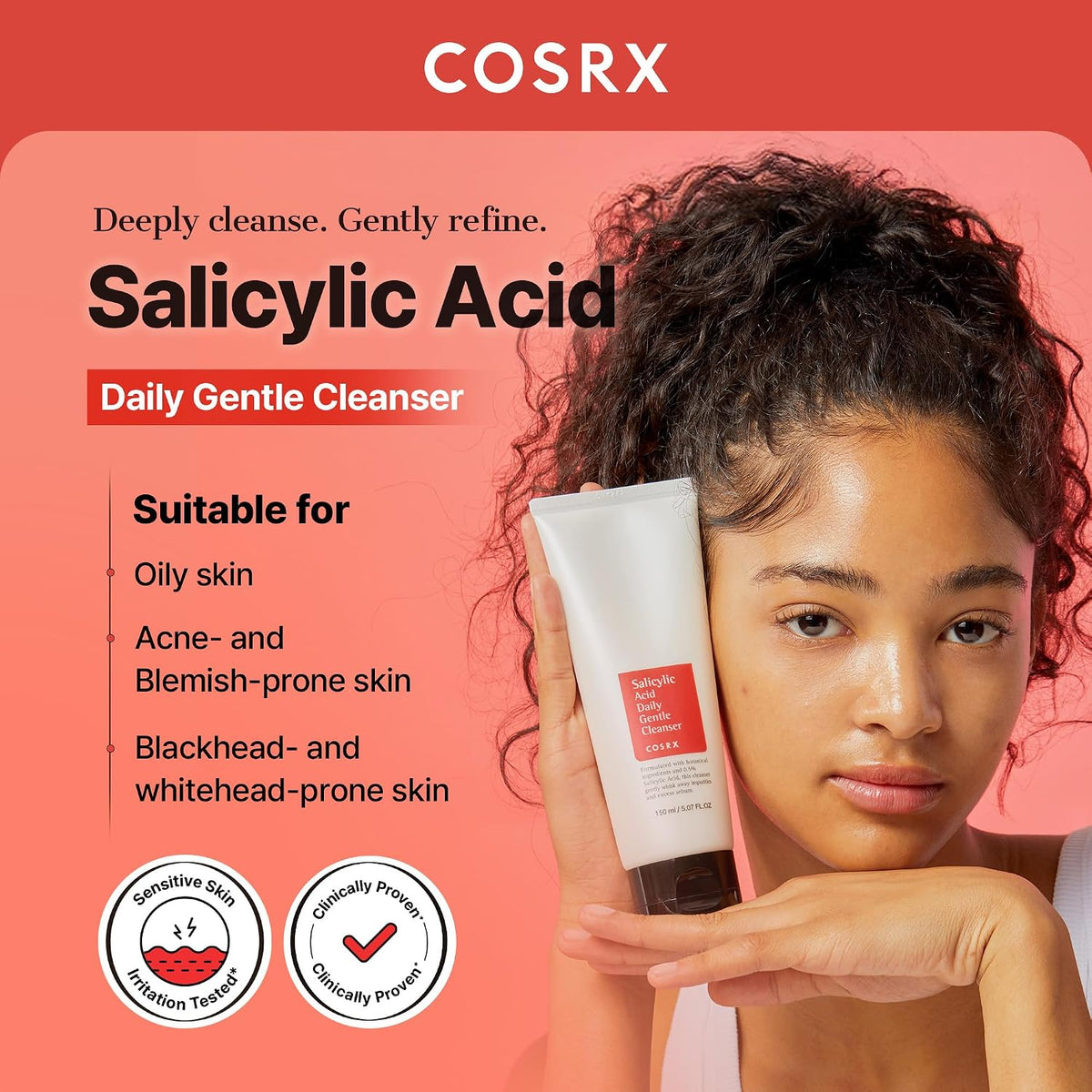 COSRX Salicylic Acid Daily Gentle Cleanser product detail image 2