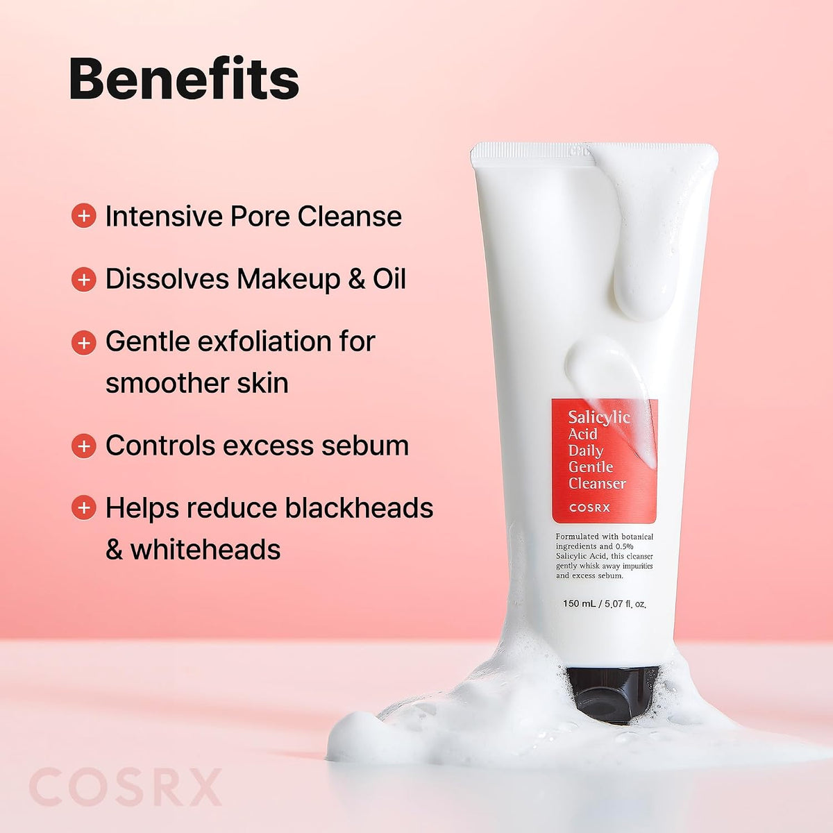 COSRX Salicylic Acid Daily Gentle Cleanser product detail image 4