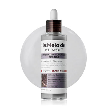 Dr. Melaxin Peel Shot Exfoliating Black Rice Ampoule main product photo