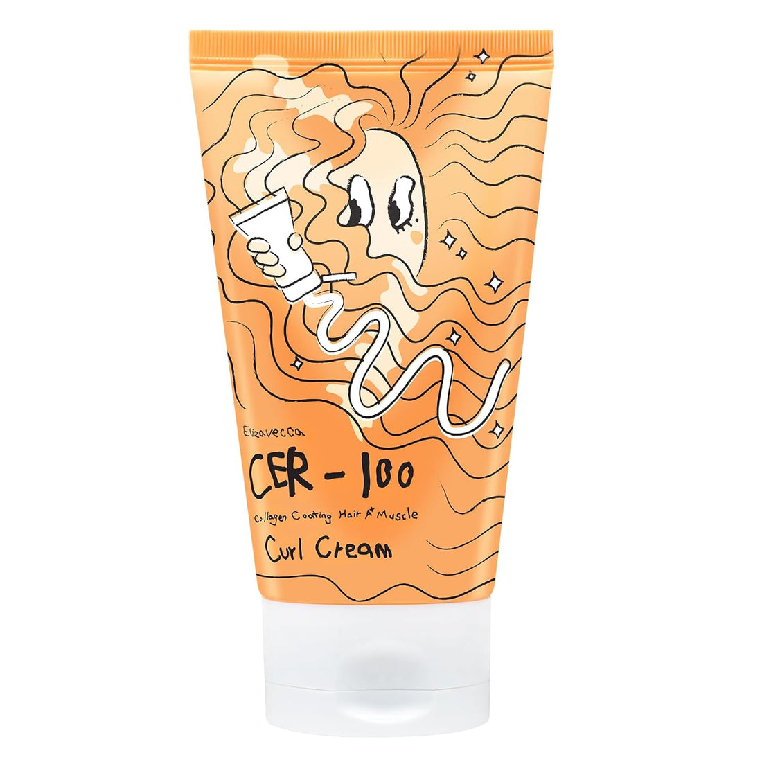 Elizavecca CER-100 Collagen Coating Hair A+ Muscle Curl Cream main product photo